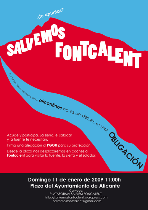 Salvemos Fontcalent, versión web-email